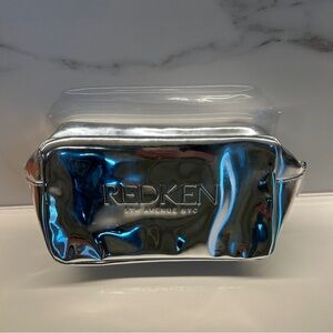 FREE W $100 Purchase //// Redken Silver Cosmetic Bag